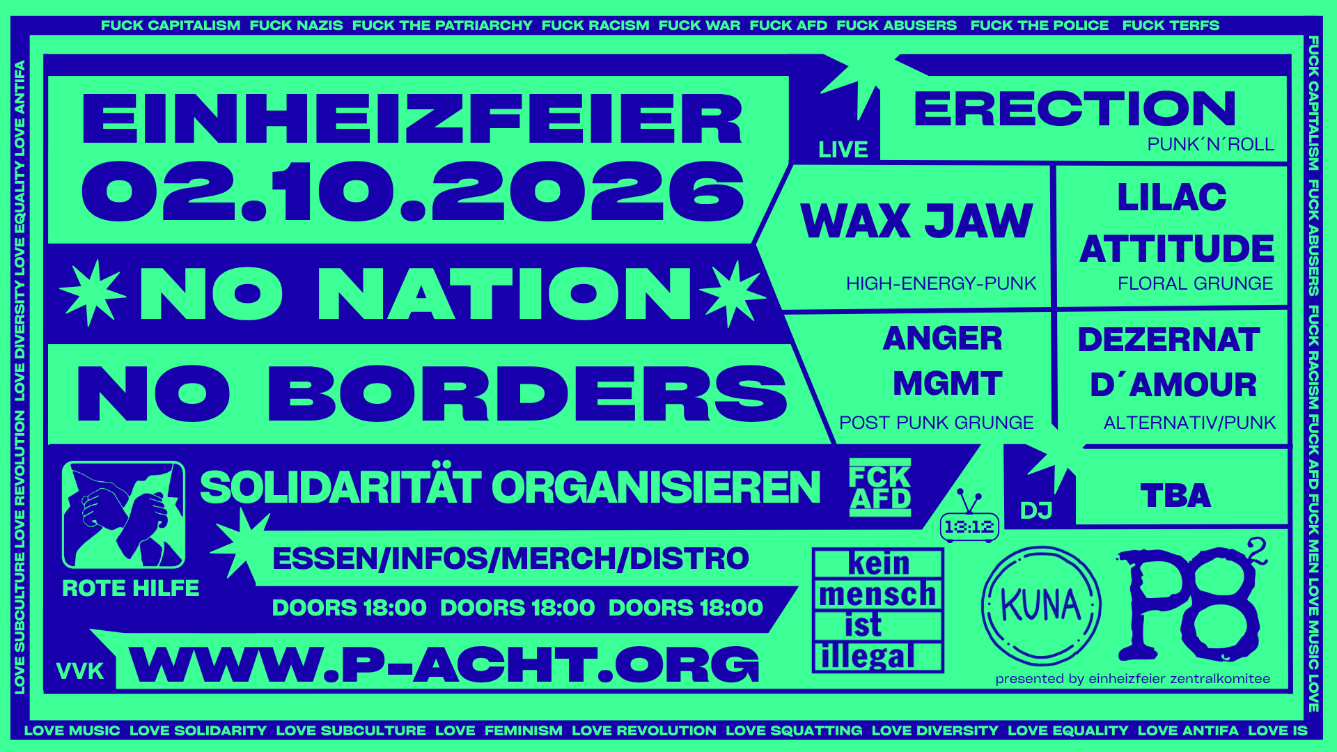 EINHEIZFEIER 2026